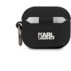 Karl Lagerfeld Rue St Guillaume Silicone Case for AirPods 3 Black - (KLACA3SILRSGBK)