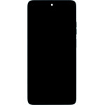 Motorola G56 LCD Display + Touch Unit + Front Cover Gray Mist (Service Pack) - (5D68C30209)