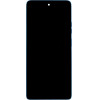 Motorola G75 5G LCD Display + Touch Unit + Front Cover Aqua Blue (Service Pack) - (5D68C28969)