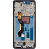 Motorola G86 LCD Display + Touch Unit + Front Cover Black (Spellbound) (Service Pack) - (5D68C30474)