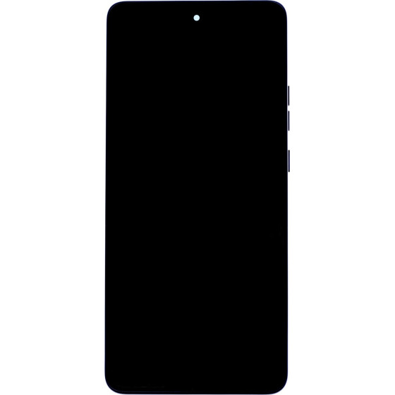 Motorola G86 LCD Display + Touch Unit + Front Cover Black (Spellbound) (Service Pack) - (5D68C30474)