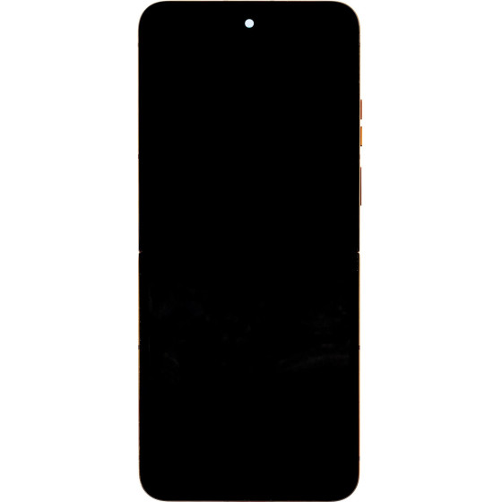 Motorola RAZR 50 Ultra LCD Display + Touch Unit + Front Cover Peach Fuzz (Service Pack) - (5D68C24597)