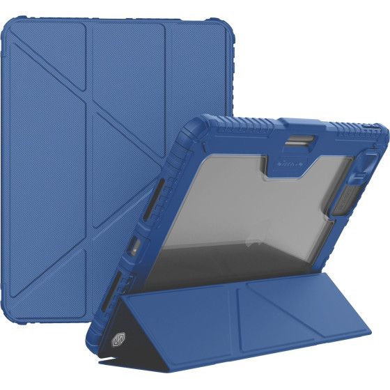 Nillkin Bumper PRO Protective Stand Case Multi-angle for iPad Pro 11 2024 Sapphire Blue - (57983126045)