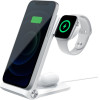 Nillkin PowerTrio 3in1 Wireless Charger for Apple Watch White (MFI) - (57983112093)