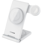 Nillkin PowerTrio 3in1 Wireless Charger MagSafe for Apple Watch White (MFI) - (57983112830)