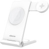 Nillkin PowerTrio 3in1 Wireless Charger MagSafe for Samsung Watch White - (57983112829)