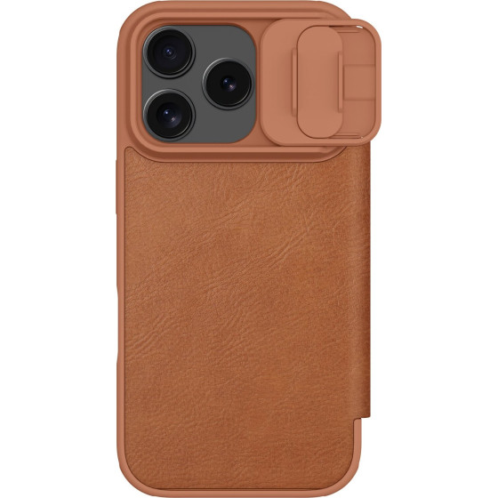 Nillkin Qin Book PRO Case for Apple iPhone 17 Pro Brown - (57983127547)