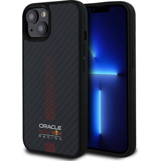 Red Bull Carbon Powerbar MagSafe Case for iPhone 13 Black - (RBHMP13M24CFGSMK)