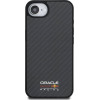 Red Bull Carbon Shiny Logo MagSafe Case for iPhone 16e Black - (RBHMPSE424CFILSK)