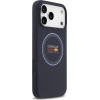 Red Bull Silicone Blue Ring MagSafe Case for iPhone 17 Pro Max Navy - (RBHMP17X24SIILVB)