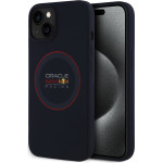 Red Bull Silicone Red Ring MagSafe Case for iPhone 13 Navy - (RBHMP13M24SIILVR)