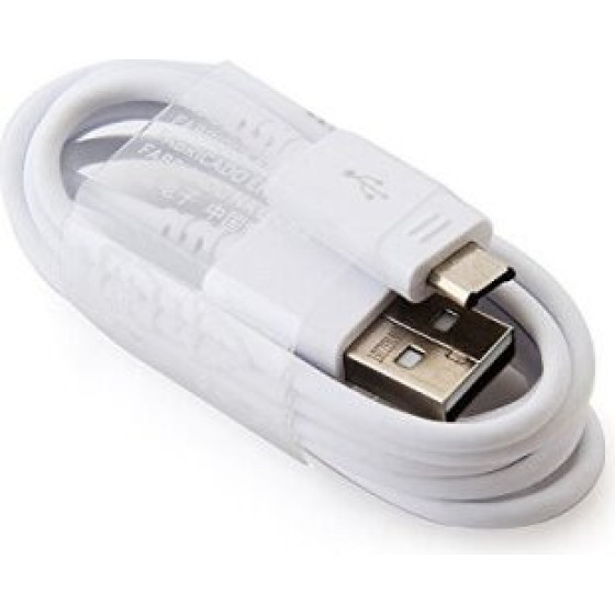 Samsung EP-DG925UWE microUSB Data Cable 1.2m White (Bulk) - (23167)