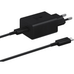 Samsung EP-T1510EBE + EP-DA705BBE 15W Travel Charger + USB-C/USB-C Data Cable Black (OOB Bulk) - (57983112646)
