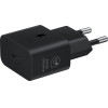 Samsung EP-T2510EBE + EP-DN980BBE USB-C 25W Travel Charger + USB-C Data Cable Black (OOB Bulk) - (57983121786)