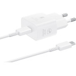 Samsung EP-T2510EWE + EP-DN980BWE USB-C 25W Travel Charger + USB-C Data Cable White (OOB Bulk) - (57983121789)