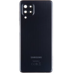 Samsung Galaxy M22 Battery Cover Black (Service Pack) - (GH82-26674A)