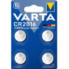 Varta CR 2016 Battery 4pcs - (6016101404)