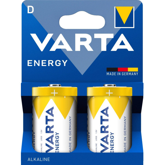 Varta Energy D Battery 2pcs - (4120229422)
