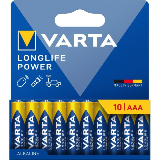 Varta Longlife Power AA Battery 10pcs - (4906121761)