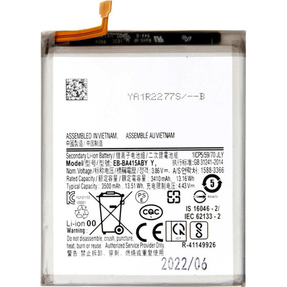 Compatible EB-BA415ABY Battery for Samsung Li-Ion 3500mAh OEM - (57983109970)