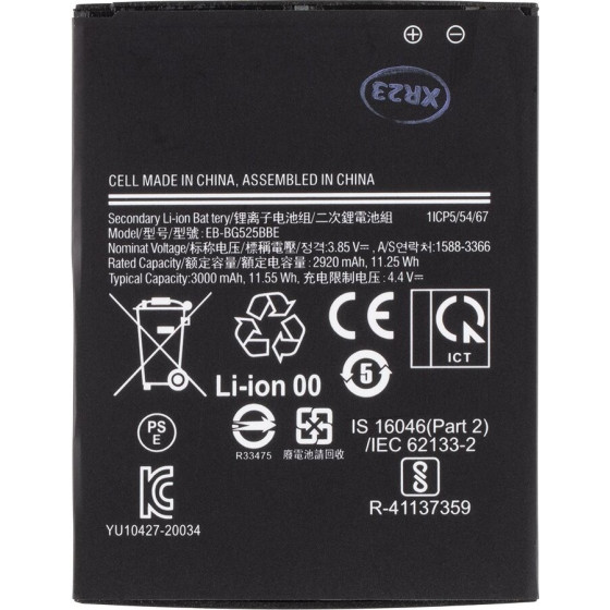 Compatible EB-BG525BBE Battery for Samsung Li-Ion 3000mAh OEM - (57983115851)