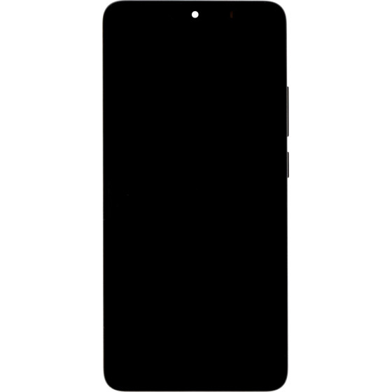 Compatible LCD Display + Touch Unit + Front Cover for Poco X7 Pro 5G Black OEM - (57983125392)