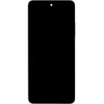 Compatible LCD Display + Touch Unit + Front Cover for Realme C67 4G Black OEM - (57983124322)