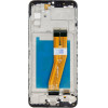 Compatible LCD display + Touch Unit + Front Cover for Samsung A025F Galaxy A02s Black OEM - (57983115258)