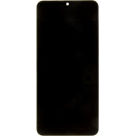 Compatible LCD display + Touch Unit + Front Cover for Samsung A125 Galaxy A12 Black OEM - (57983113278)