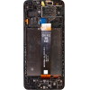 Compatible LCD display + Touch Unit + Front Cover for Samsung A127F Galaxy A12 Black OEM - (57983114705)