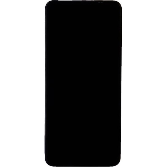 Compatible LCD display + Touch Unit + Front Cover for Samsung A127F Galaxy A12 Black OEM - (57983114705)