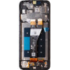 Compatible LCD display + Touch Unit + Front Cover for Samsung A146 Galaxy A14 5G Black OEM - (57983118820)