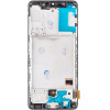 Compatible LCD display + Touch Unit + Front Cover for Samsung A415 Galaxy A41 Black (Incell) OEM - (57983124325)
