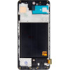 Compatible LCD display + Touch Unit + Front Cover for Samsung A515 Galaxy A51 Black OEM - (57983109927)