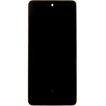 Compatible LCD display + Touch Unit + Front Cover for Samsung A525/A526 Galaxy A52/A52 5G/A52s 5G Black OEM - (57983119224)
