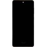 Compatible LCD display + Touch Unit + Front Cover for Samsung G780/G781 Galaxy S20 FE 4G/5G Cloud Navy OEM - (57983118616)