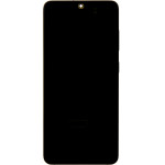Compatible LCD display + Touch Unit + Front Cover for Samsung G980/G981 Galaxy S20 Cosmic Gray OEM - (57983120484)