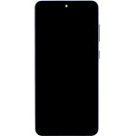 Compatible LCD display + Touch Unit + Front Cover for Samsung SM-G990B Galaxy S21 FE Graphite OEM - (57983125923)