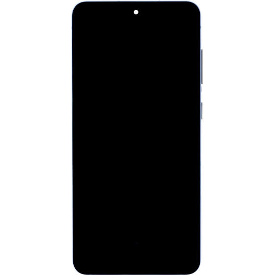 Compatible LCD display + Touch Unit + Front Cover for Samsung SM-G990B Galaxy S21 FE Graphite OEM - (57983125923)