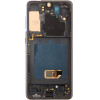 Compatible LCD display + Touch Unit + Front Cover for Samsung SM-G991 Galaxy S21 Phantom Grey OEM - (57983120485)