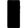 Compatible LCD display + Touch Unit + Front Cover for Samsung SM-G998 Galaxy S21 Ultra Phantom Black OEM - (57983125478)