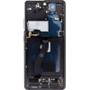 Compatible LCD display + Touch Unit + Front Cover for Samsung SM-G998 Galaxy S21 Ultra Phantom Black OEM - (57983125478)