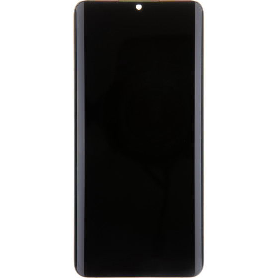 Compatible LCD Display + Touch Unit + Front Cover for Xiaomi Mi Note 10 Lite/10/10 Pro Black OEM - (2452129)
