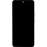 Compatible LCD Display + Touch Unit + Front Cover for Xiaomi Redmi Note 13 4G Midnight Black OEM - (57983120950)