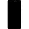 Compatible LCD Display + Touch Unit + Front Cover for Xiaomi Redmi Note 13 5G Graphite Black OEM - (57983120475)