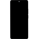 Compatible LCD Display + Touch Unit + Front Cover for Xiaomi Redmi Note 13 Pro 4G Midnight Black OEM - (57983125233)