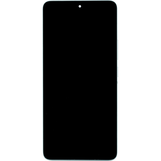 Compatible LCD Display + Touch Unit + Front Cover for Xiaomi Redmi Note 13 Pro 5G Blue (Ocean Teal) OEM - (57983122874)