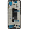 Compatible LCD Display + Touch Unit + Front Cover for Xiaomi Redmi Note 13 Pro 5G Midnight Black OEM - (57983120476)