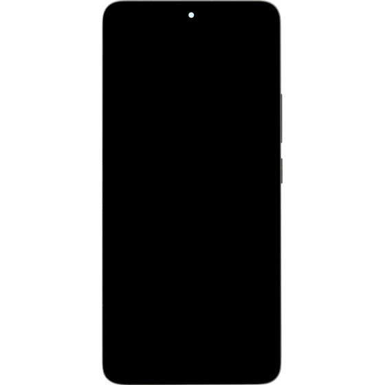 Compatible LCD Display + Touch Unit + Front Cover for Xiaomi Redmi Note 13 Pro 5G Midnight Black OEM - (57983120476)