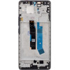 Compatible LCD Display + Touch Unit + Front Cover for Xiaomi Redmi Note 14 Pro 4G Midnight Black OEM - (57983125224)